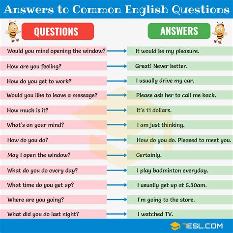 how to ask basic questions in english