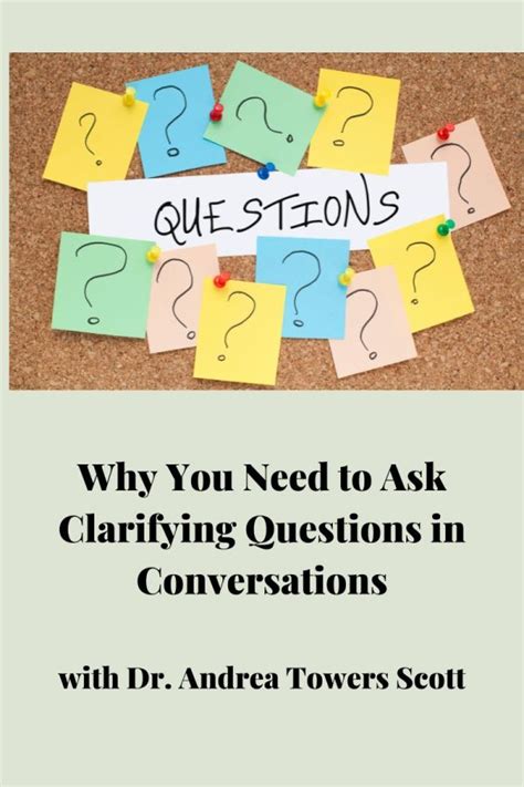 how to ask clarifying questions