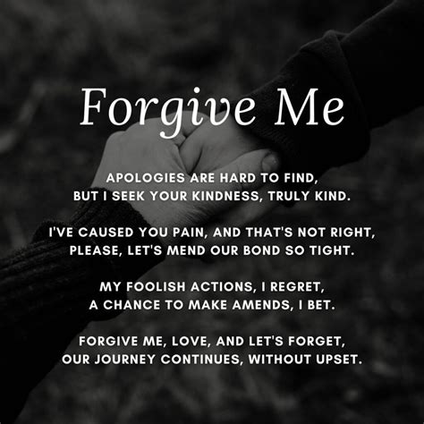 how to ask for forgiveness examples to a friend