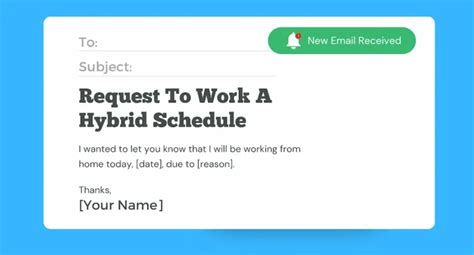 how to ask for hybrid work schedule in interview
