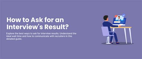 how to ask for interview result example