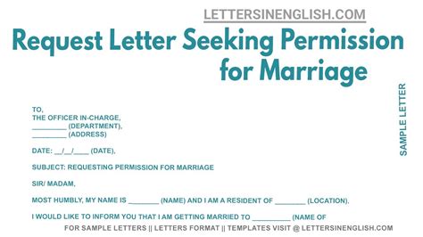 how to ask for permission to marry examples