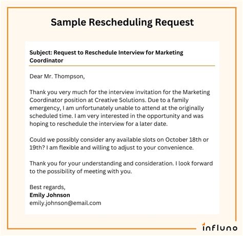 how to ask hr for interview schedule via email
