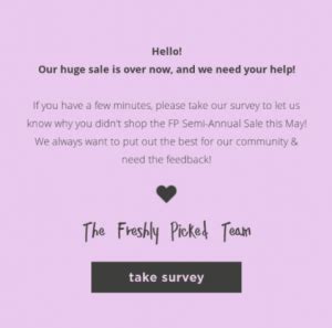 how to ask someone to complete a survey examples