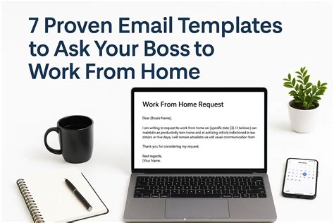 how to ask your boss to work from home examples text