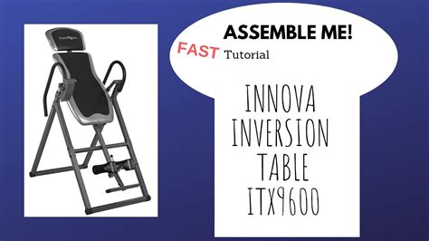 How To Assemble Innova Inversion Table