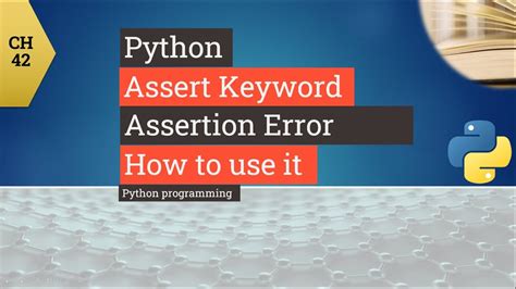 How To Assert An Error In Python