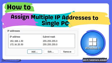 how to assign ip address to multiple computers