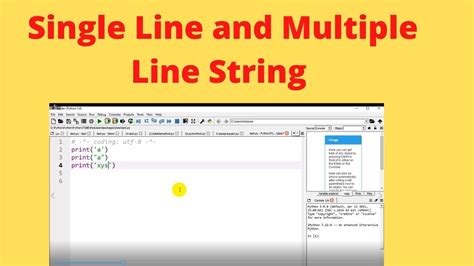 how to assign multi line string to a variable in python