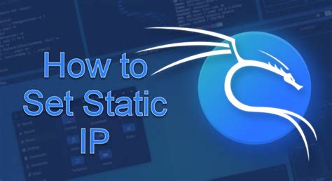 how to assign static ip in kali linux