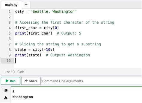 how to assign string in python