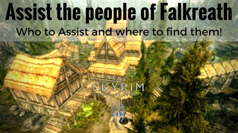 how to assist the people of falkreath