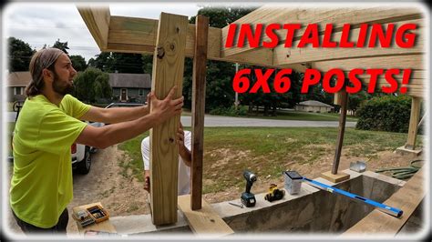 How To Attach 6X6 Posts Together