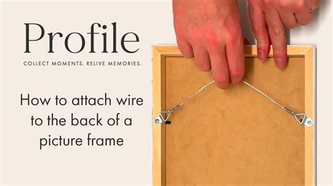 how to attach a frame to a wall