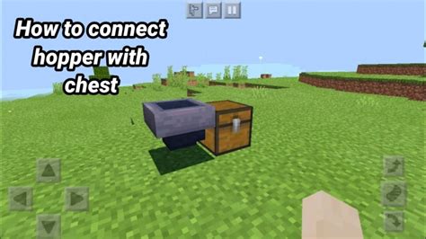 How To Attach A Hopper To A Chest On Mobile