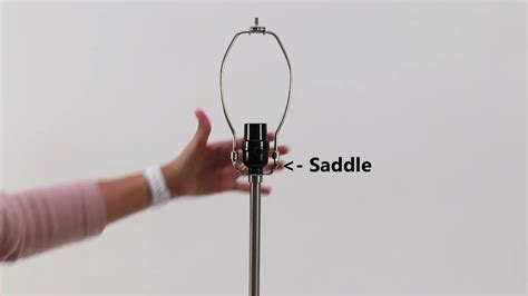 how to attach a shade to a lamp