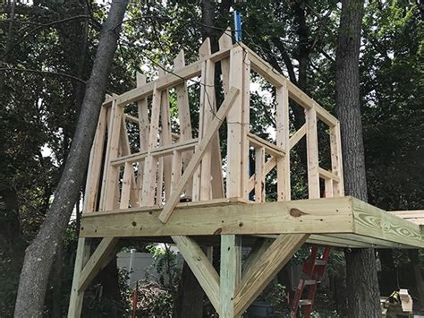 How To Attach A Treehouse To A Tree