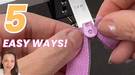 How To Attach A Zipper Pull Tab