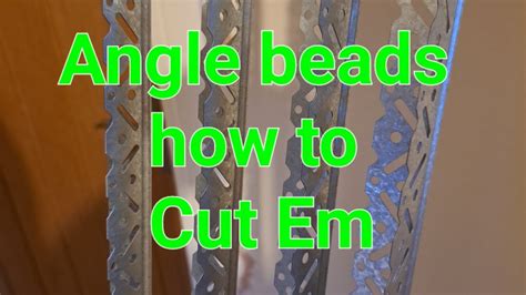 How To Attach Angle Bead For Rendering