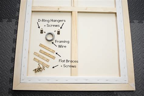 How To Attach Art To Frame