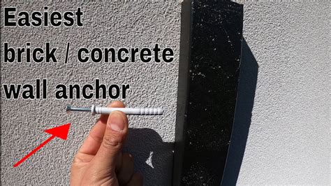 how to attach brick to concrete wall
