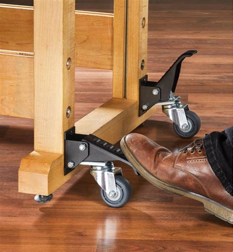 How To Attach Casters To Workbench