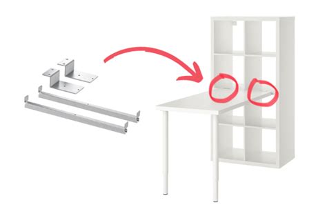 How To Attach Desk To Kallax