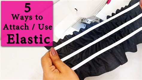 How To Attach Elastic To Stretch Fabric