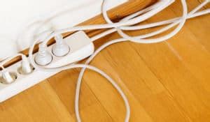 how to attach extension cord to wall