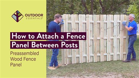 How To Attach Fence Panels Together