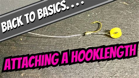 How To Attach Hook Link To Main Line