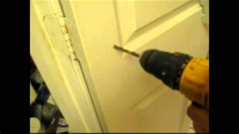 how to attach mirror to hollow core door