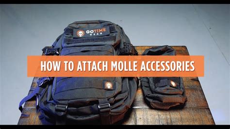 How To Attach Molle