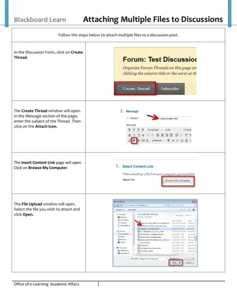 How To Attach Multiple Files In Blackboard Discussion Board