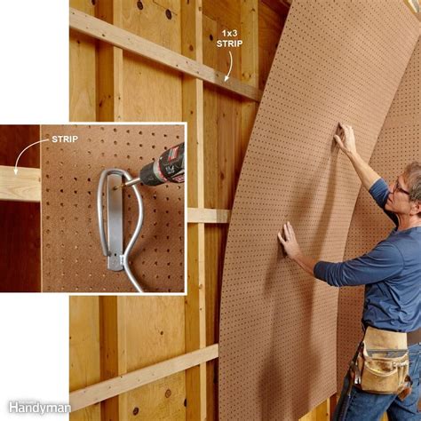 How To Attach Pegboard To The Wall
