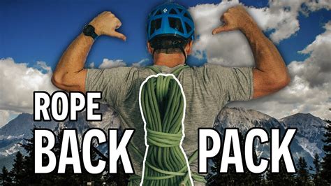 How To Attach Rope To Backpack