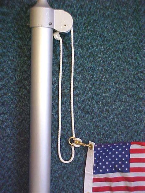 How To Attach Rope To Flagpole