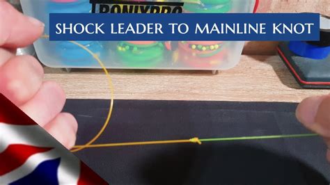 how to attach shock leader
