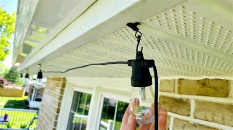How To Attach String Lights To A Gutter