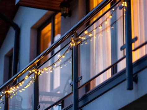 How To Attach String Lights To Balcony Railing