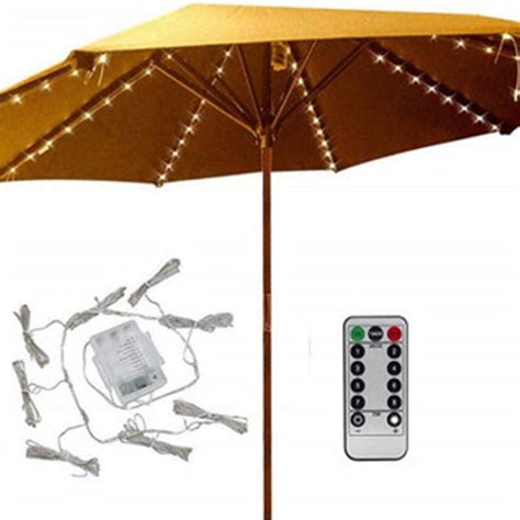 How To Attach String Lights To Umbrella