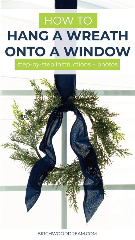 How To Attach Wreath To Window Frame