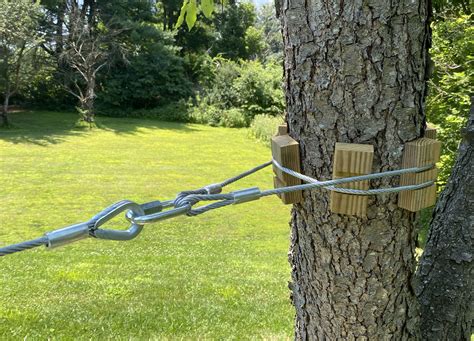 How To Attach Zipline To Tree