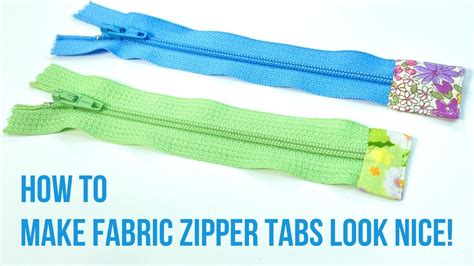 How To Attach Zipper Tabs