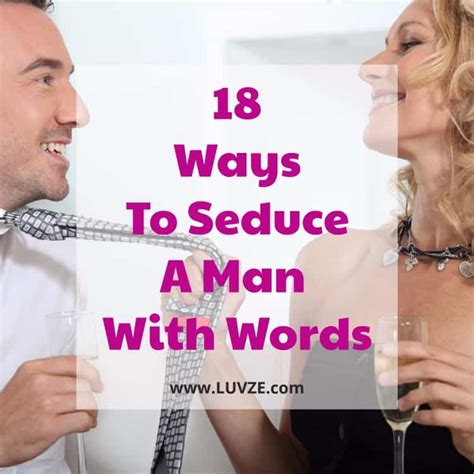 how to attract a man with words
