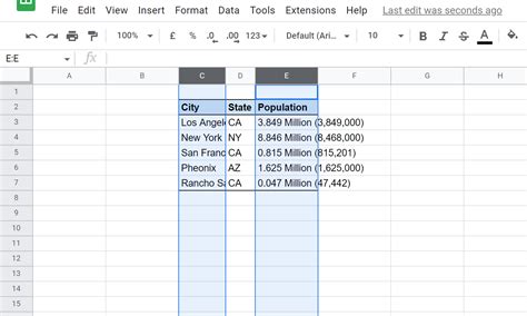 how to auto adjust all column width in google sheets
