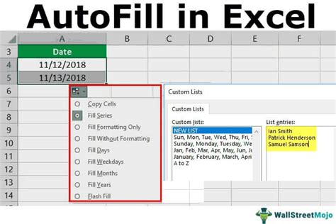how to auto fill in excel using keyboard