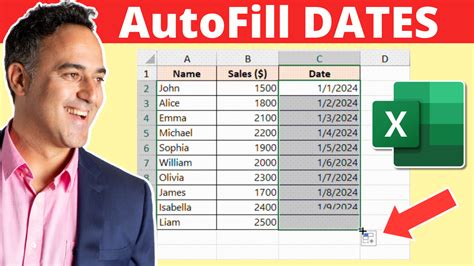 5 Ways Auto Populate Dates