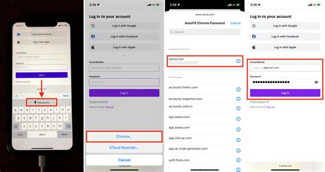 how to auto save passwords in iphone