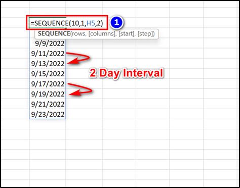 how to autofill dates in excel formula